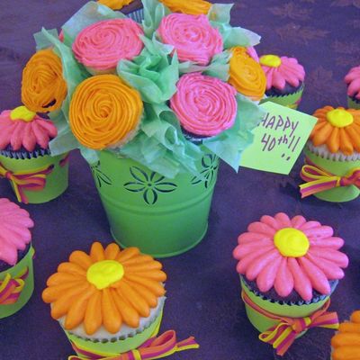 Daisy Cupcakes