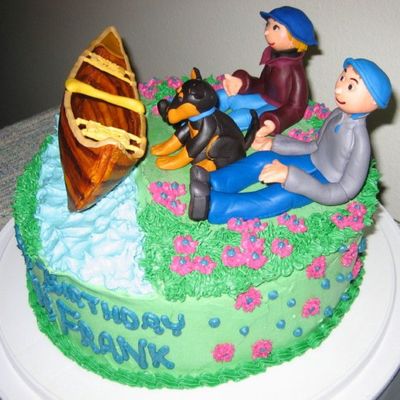 Sitting By The Canoe