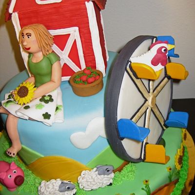 Animals At The Fair Cake