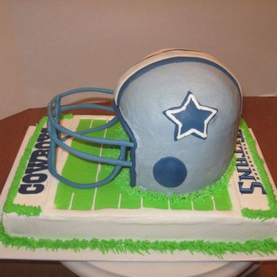 Football Helmet - Cowboys Side