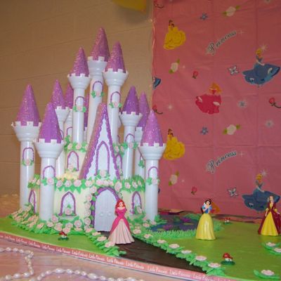 Princess Castle Cake