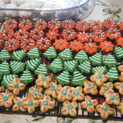 Spritz Christmas Cookies