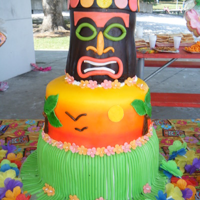 Luau Cake