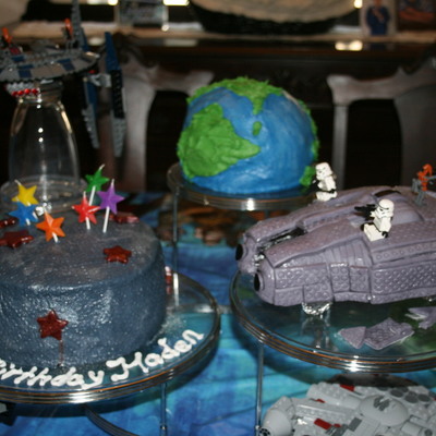 Star Wars Lego Space Cake