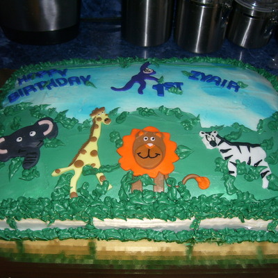 1St Birthday Jungel Cake