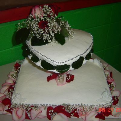 Valentines Bridal Shower Cake