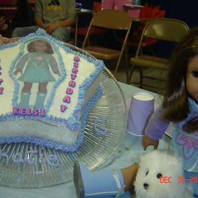 American Girl Birthday Cake