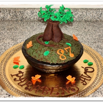 Ginseng Bonsai Cake