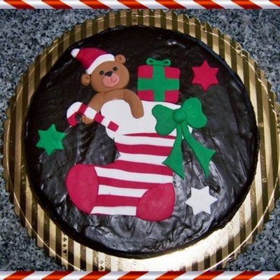 Christamas Teddy Cake