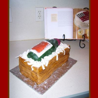 Wine Bottle Cake