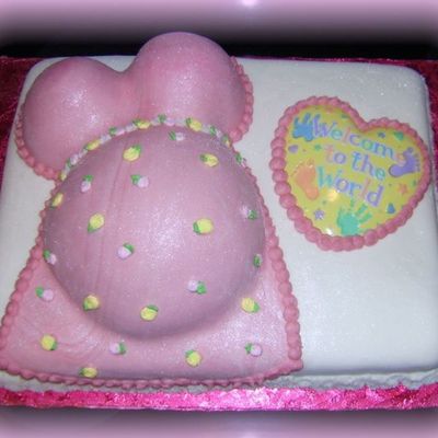 Pregnant Belly Cake