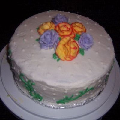 Wilton Course 1 Final Cake