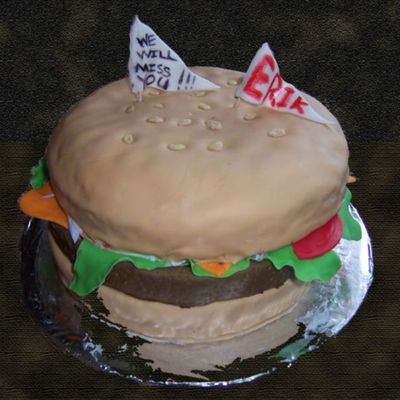 Burger Cake