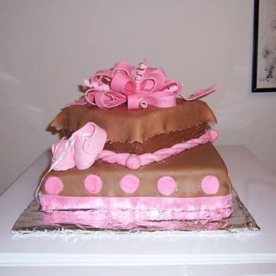 Chocolate Baby Shower Cake