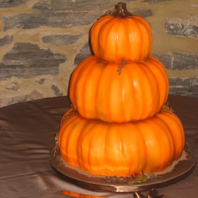 Pumpkin Wedding Cake