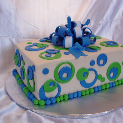 Butter Pecan With Cafe Coffee Cream Icing With Fondant Accents