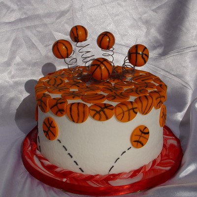 Basketball Cake For Banquet!