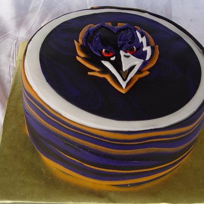 Nfl Ravens Done With Fondant
