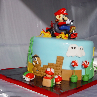 Super Mario Birthday Cake
