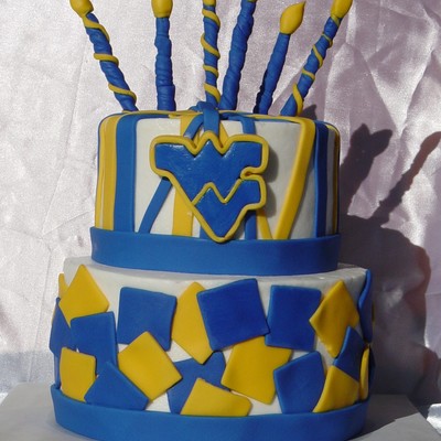 Wvu Football Cake