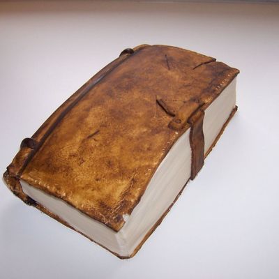 Old Book Sugarpaste Book Fondant