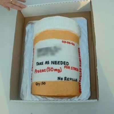 Prozac Prescription Cake
