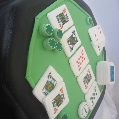 Poker Cake