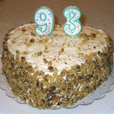 25Th Cake - Oma's 93Rd Bday