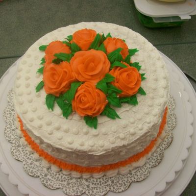 Wilton Course 1 Final Cake