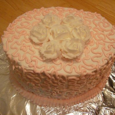 Pink And White Cornelli Lace