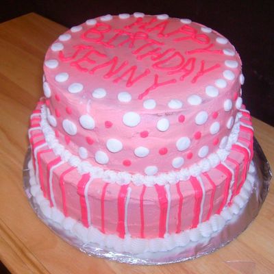 Pink Birthday Cake