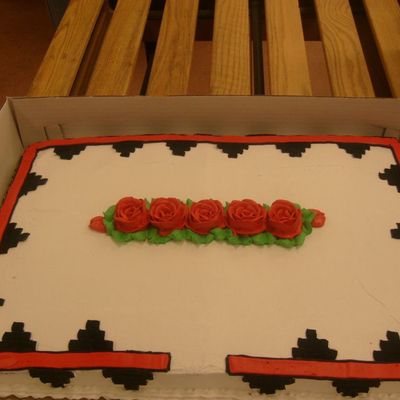 A Navajo Basket Design Cake