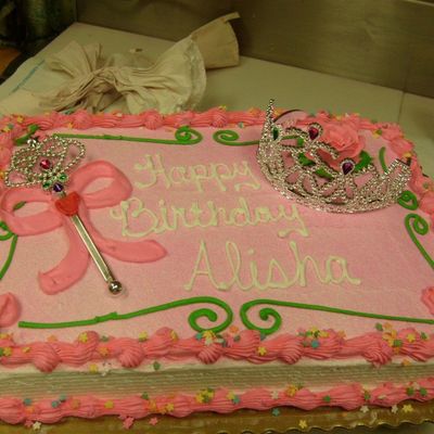 A Princess And Scepter Cake
