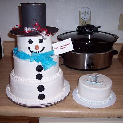 Snowman 1St Birthday