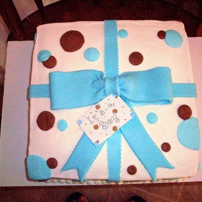 Baby Boy Cake