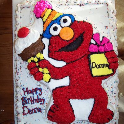 Elmo Cake