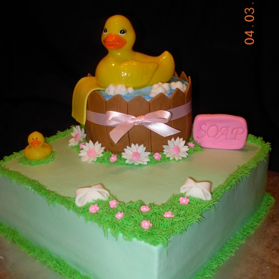Baby Shower Duck Cake