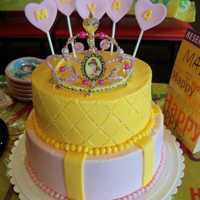 Belle Themed Birthday Cake