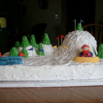 Snowboarder Cake