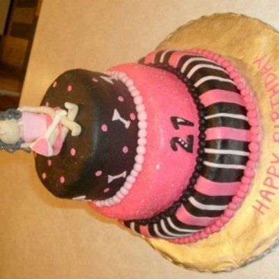 21St Birthday Martini Cake