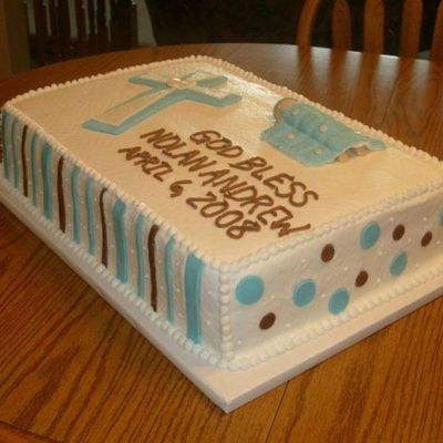 Baptism Cake