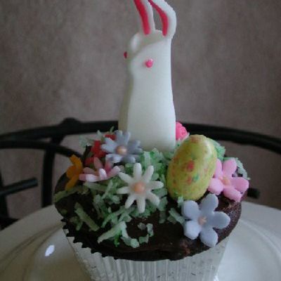 Easter Bunny Cupcake