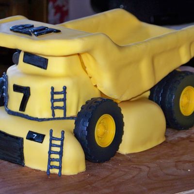 Dump Truck Cake