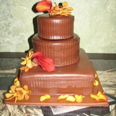 Choco Fondant With Fresh Flower