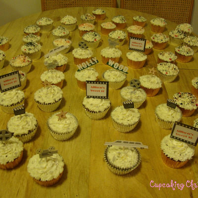 Hollywood Theme Cupcakes
