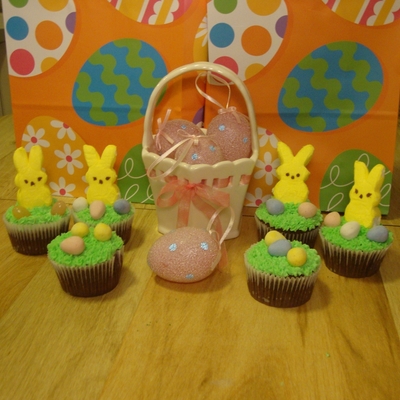Easter Basket Cupcakes