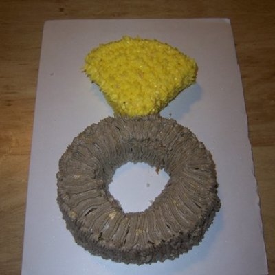 Engagement Ring Cake