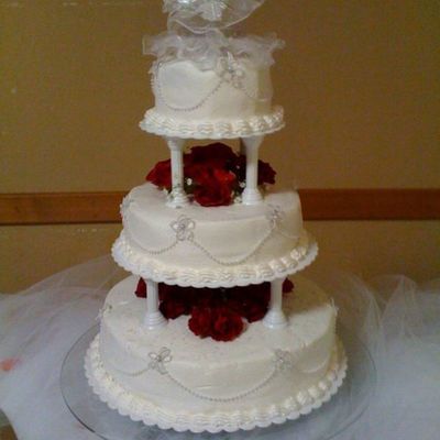 First 3 Tier Wedding Cake