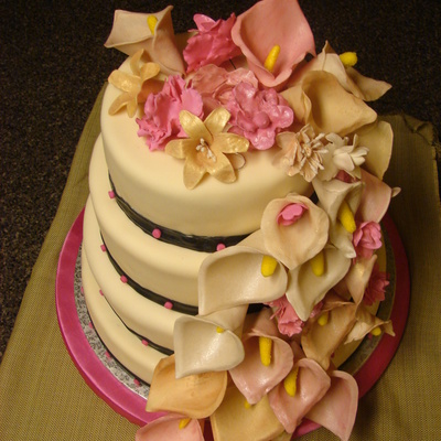 Flower Wedding Cake