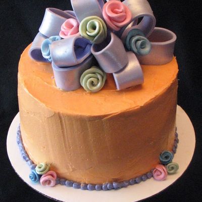 Purple Loopy Bow....